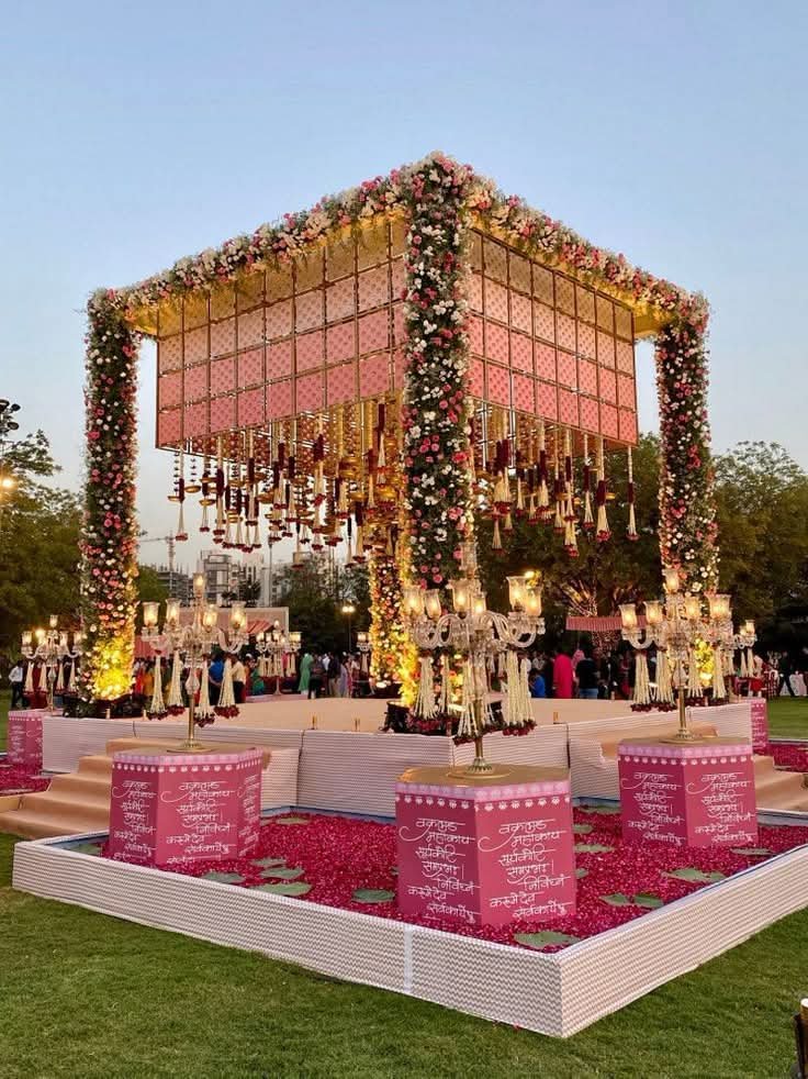 Luxury floral wedding decor by D Pure Events