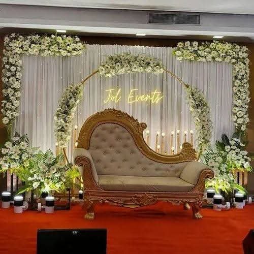 Intimate wedding ceremony